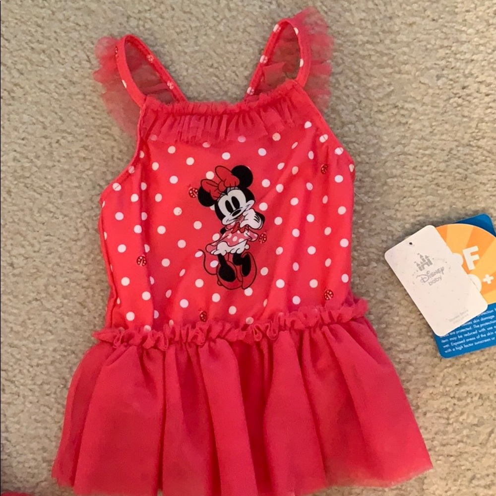 NWT Minnie Mouse swim suit